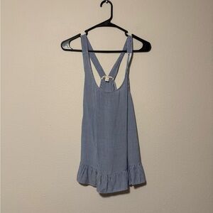 5/$55 !! 🔥 Miami Blue and White Striped Top